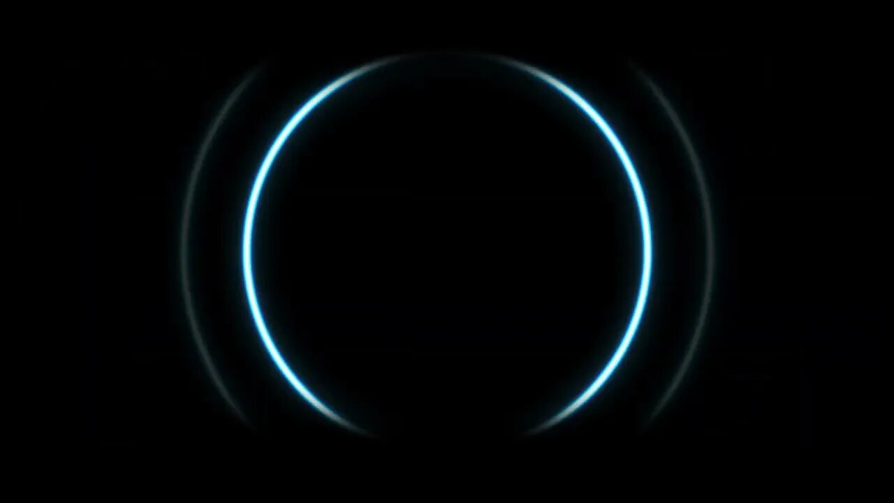 Blue Neon Waves Effect Motion Graphics 4K Copyright Free