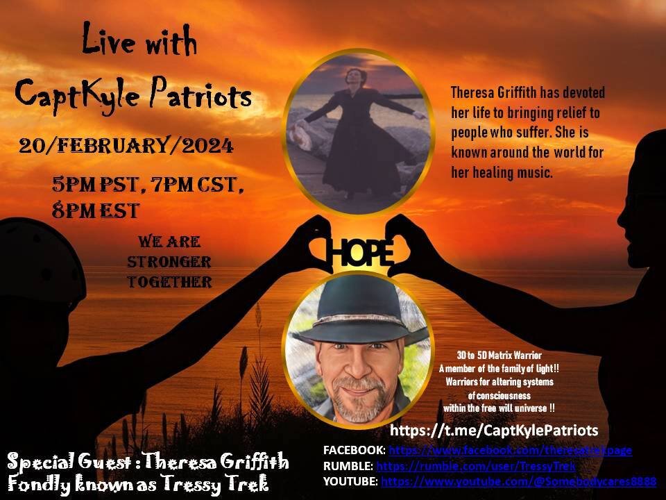 Replay: CaptKyle Patriot's Studio welcomes Theresa (Tressy Trek)-2-20-24