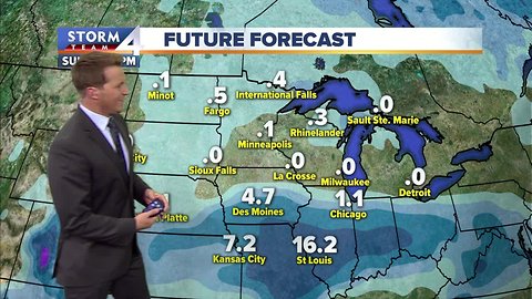 Mostly cloudy Friday, flurries on the way