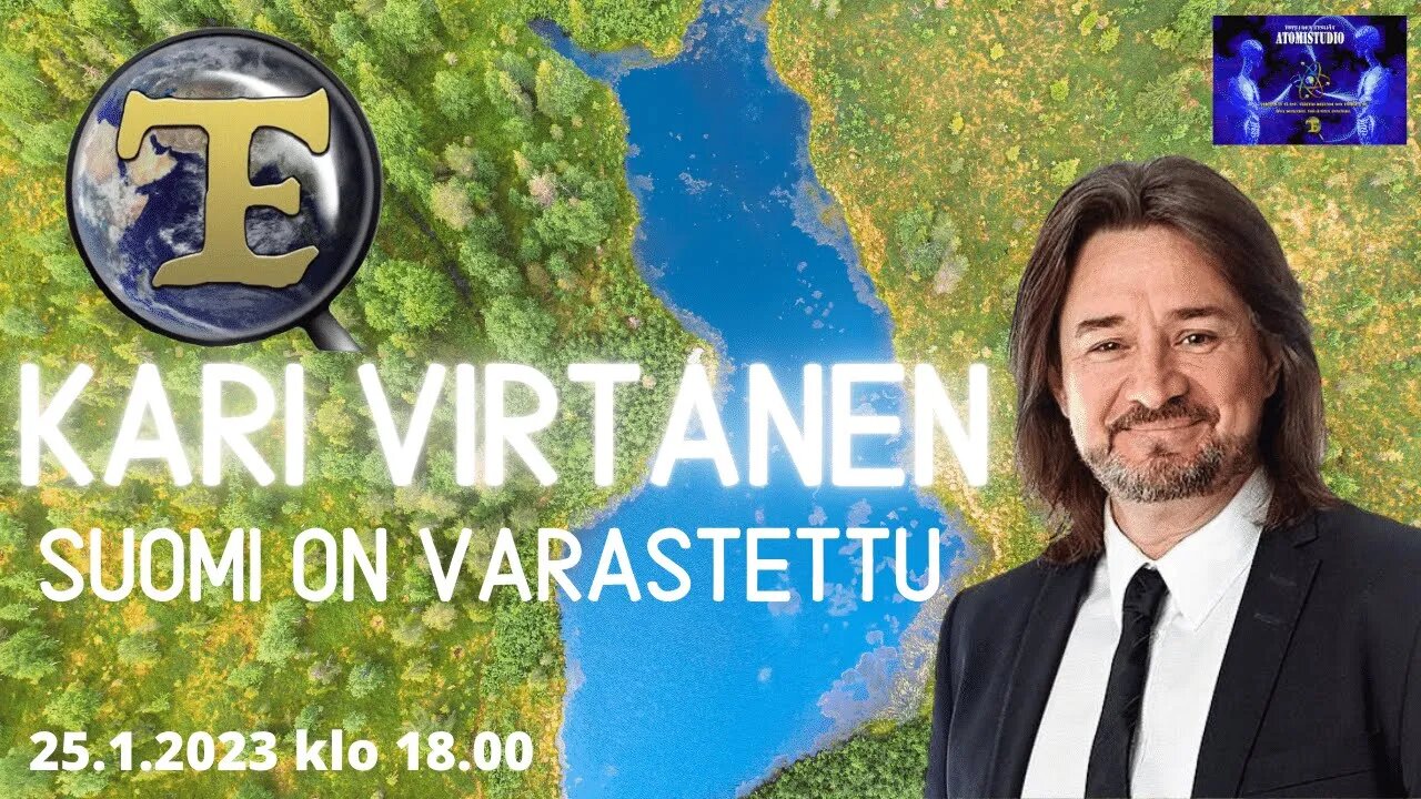 ATOMIstudio: Kari Virtanen – Suomi on varastettu 25.1.23