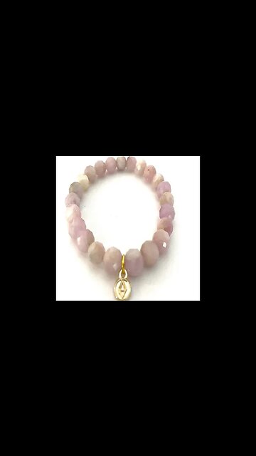 HIGH LEVEL LUXURY KUNZITE FOR HEART AND EMOTIONS BRACELET (WOMENS COLLECTION)