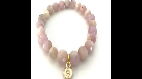 HIGH LEVEL LUXURY KUNZITE FOR HEART AND EMOTIONS BRACELET (WOMENS COLLECTION)