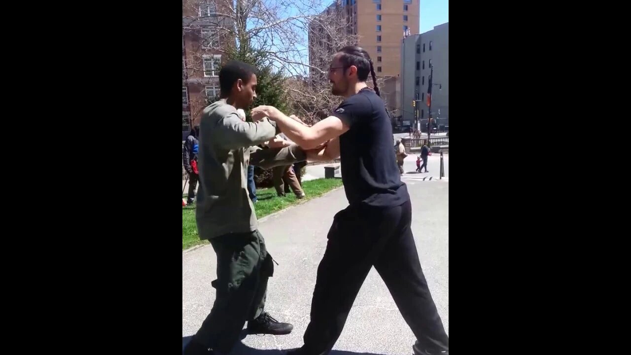 Taiji Push Hands w/ Mike Pt2 - World Tai Chi Day NYC 2015