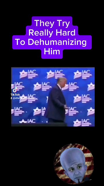 While many of you continue to dehumanize him, he continues to do God's work