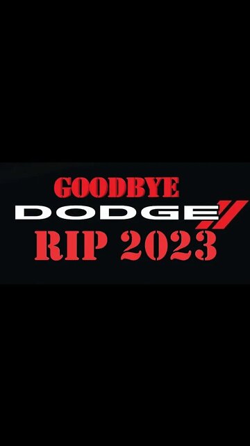 Goodbye Dodge #dodge