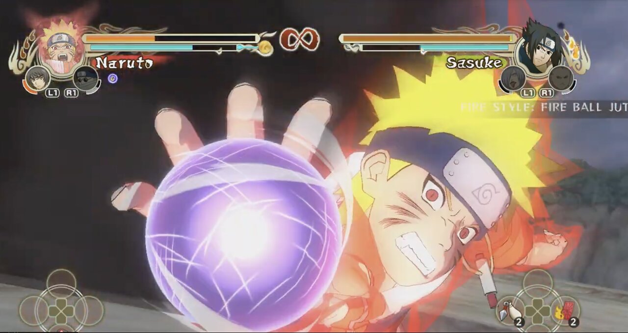 Naruto Uzumaki vs Sasuke Uchiha | Naruto: Ultimate Ninja STORM | Playstation 5