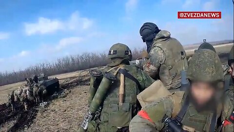 Footage of assault detachments of the Airborne Forces during the capture of an enemy stronghold