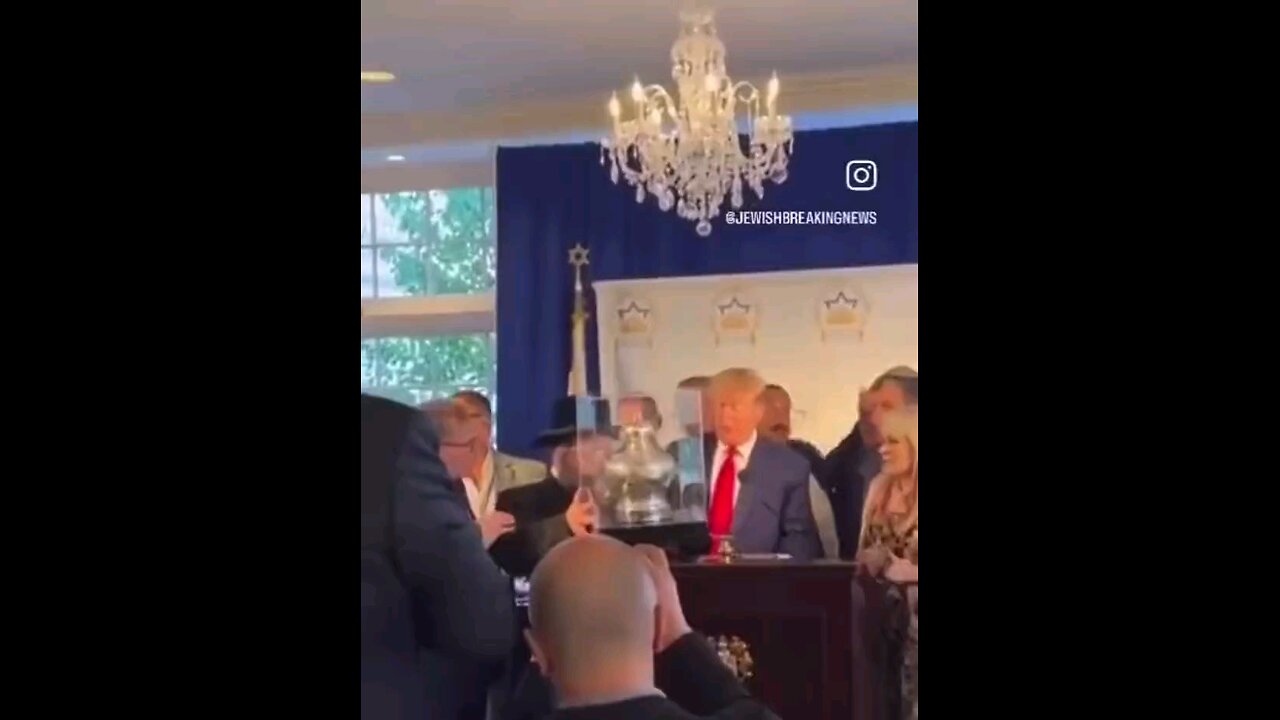 Last July 2023, Mr. Donald Trump was given a ‘Torah Crown’ by the Israel Heritage Foundation.