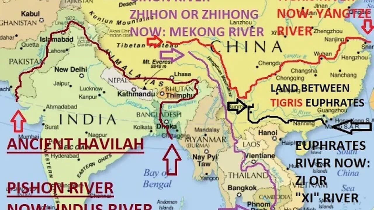 The 4 "Rivers" Civilizations of the Book of Genesis