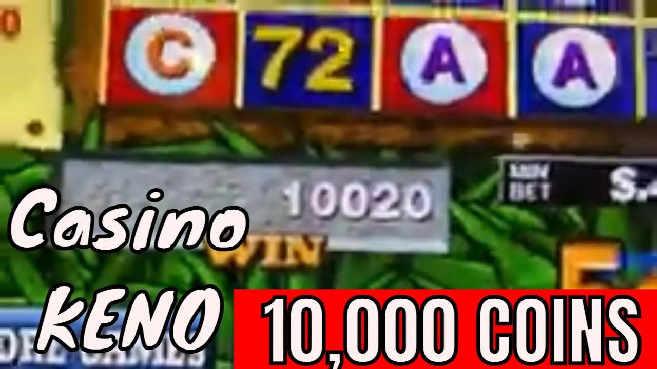 Casino Arizona 10,000 Nickel KENO Hit - The Making of a KENO UNIVERSITY Video