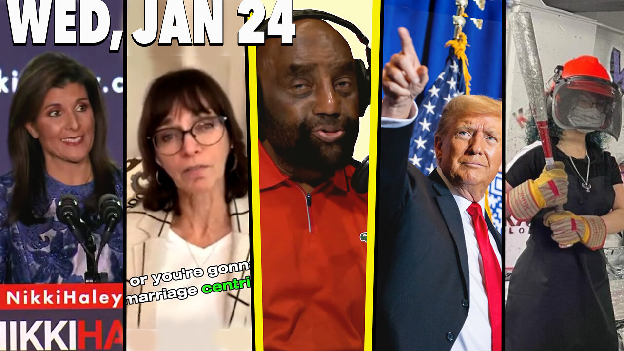 Tim Scott Kneels; Trump WINS NH; The Order of God; Rage Room; Robbed in Church | JLP SHOW (1/24/24)