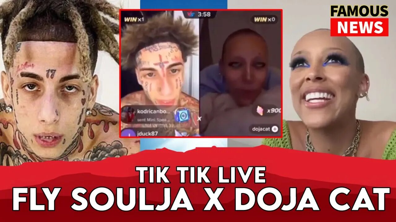 Doja Cat Went Love on Tik Tok with Fly Soulja of The Island Boys Famous News