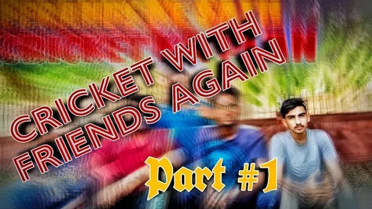 Playing Cricket | With Friends Again | Part 1 | Vlog #21 | MULTANI GAMER