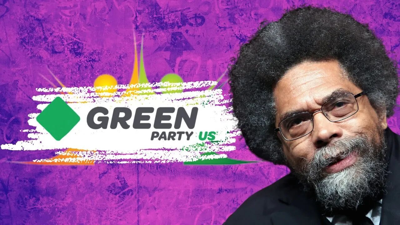 Cornel West SWITCHES From People’s Party To Green Party.. Nick Brana Copes.