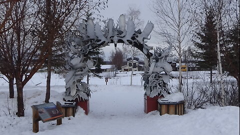 Antler Arch in Fairbanks, Alaska