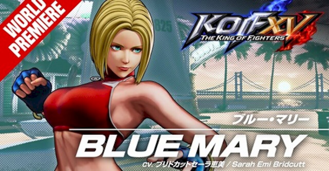 KOF XV Character Reveal Video Reaction - Blue Mary