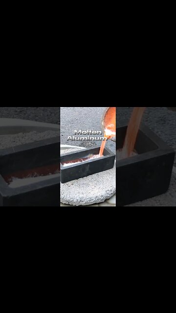 Pouring Molten Metal into Ingots