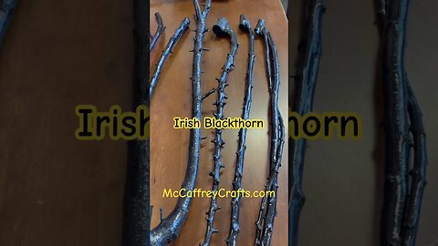 #blackthorn #shillelagh #handmade by McCaffreyCrafts