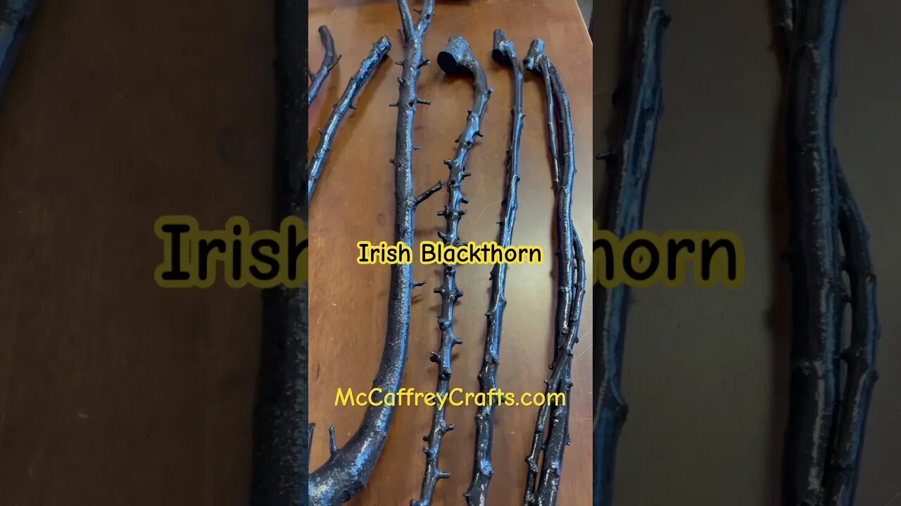#blackthorn #shillelagh #handmade by McCaffreyCrafts