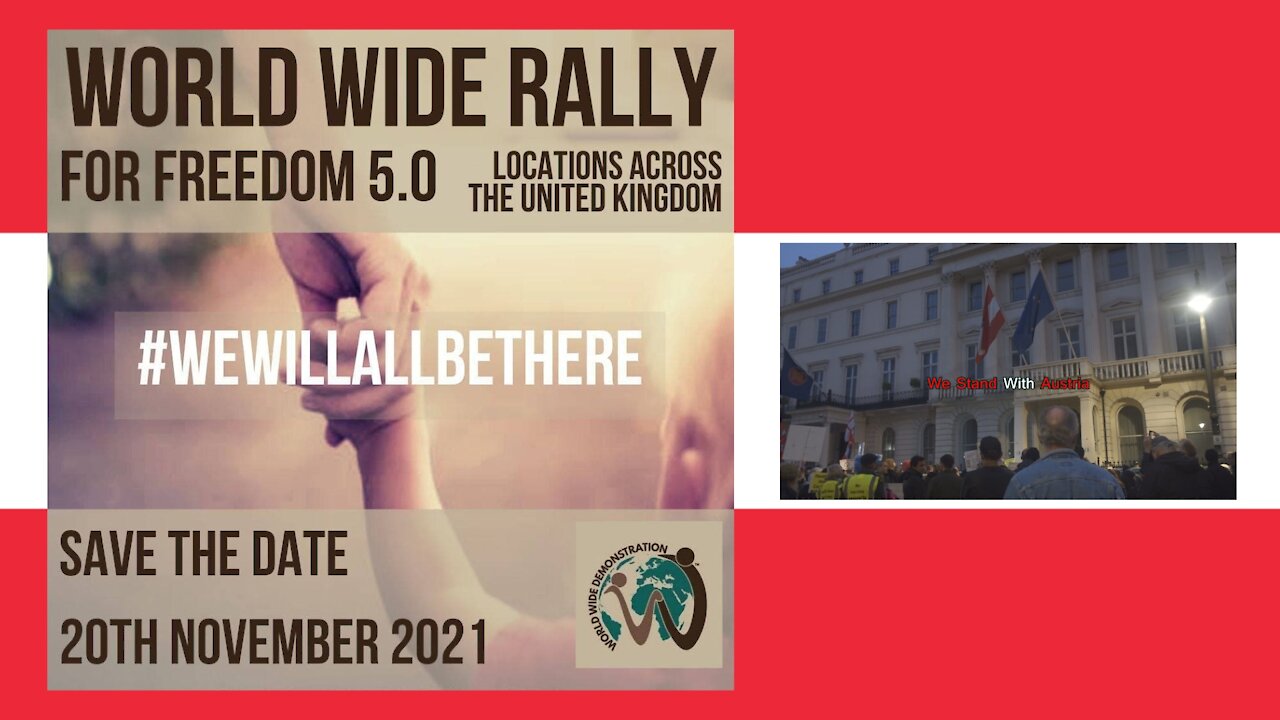 London World Wide Rally For Freedom March 20th November 2021