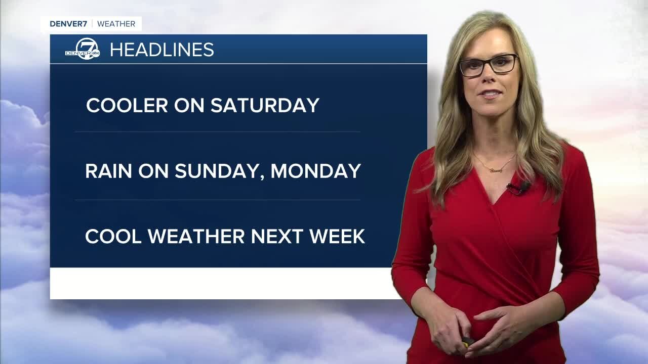 Friday forecast: Rain this weekend