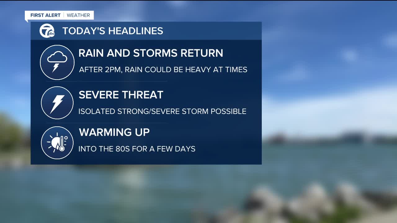 More storms possible