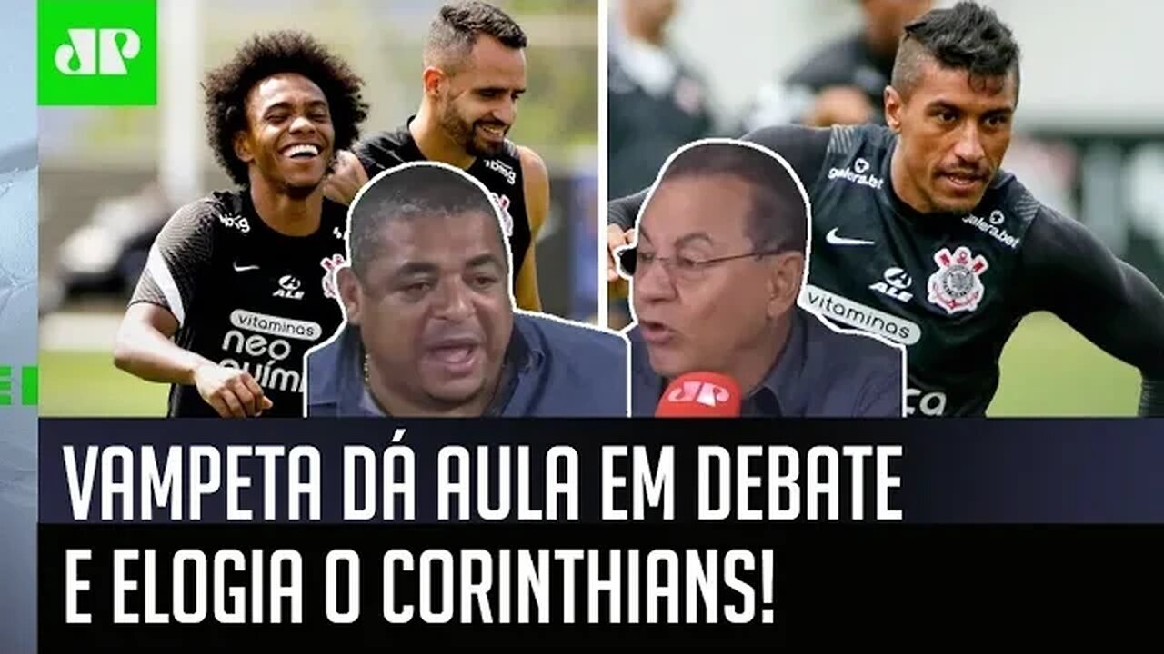 "QUÊ? Esse time do Corinthians pode..." Vampeta DÁ AULA em DEBATE com Flavio Prado!
