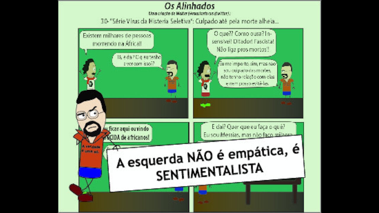 A esquerda NÃO é empática, é sentimentalista.