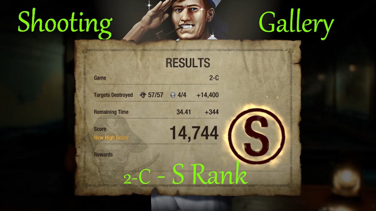Resident Evil 4 (REm4ke) - Shooting Gallery 2-C - TMP, Riot Gun - S Rank