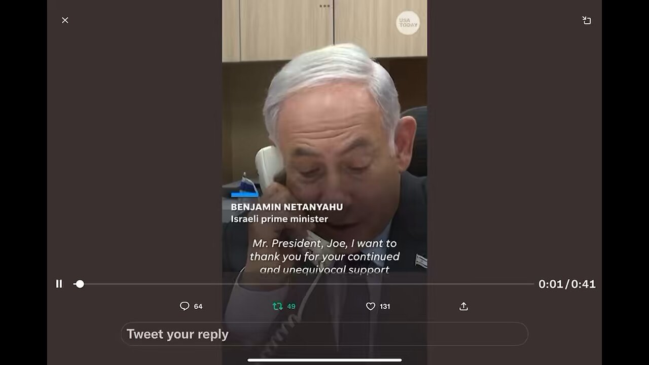 Netanyahu setting up the deep sate.