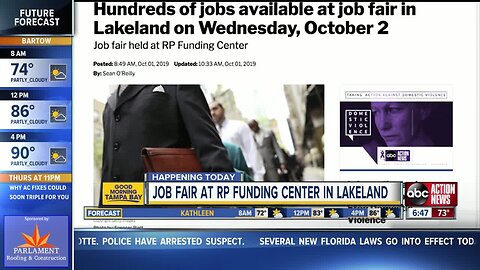 Hundreds of jobs available at Wednesday's job fair in Lakeland