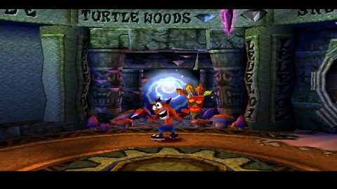 Crash Bandicoot 2: Turtle Woods (Blue Gem)