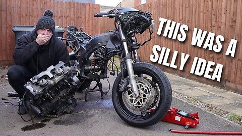 TRYING TO FIX MY CHEAP HONDA BLACKBIRD WAS A MISTAKE