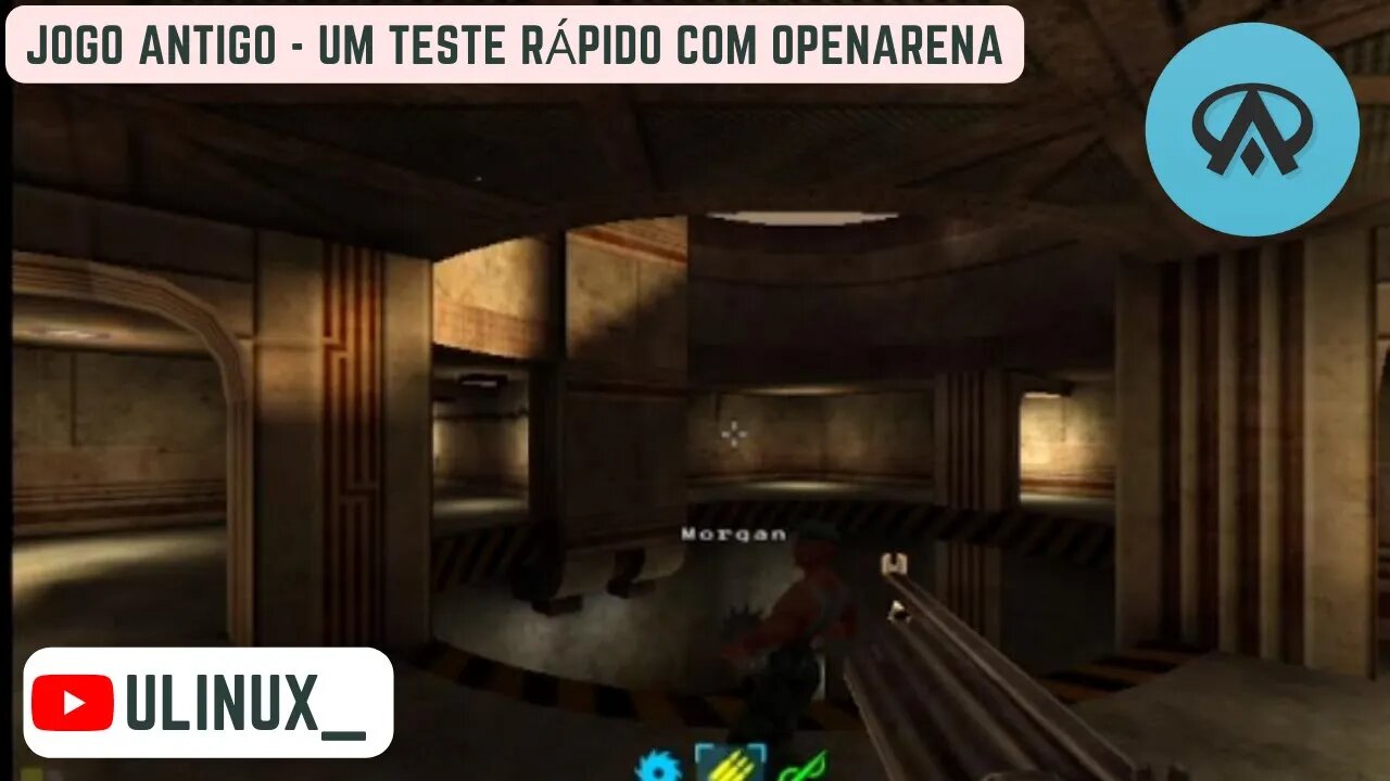 Jogo Antigo - Um teste rápido com OpenArena (2008)