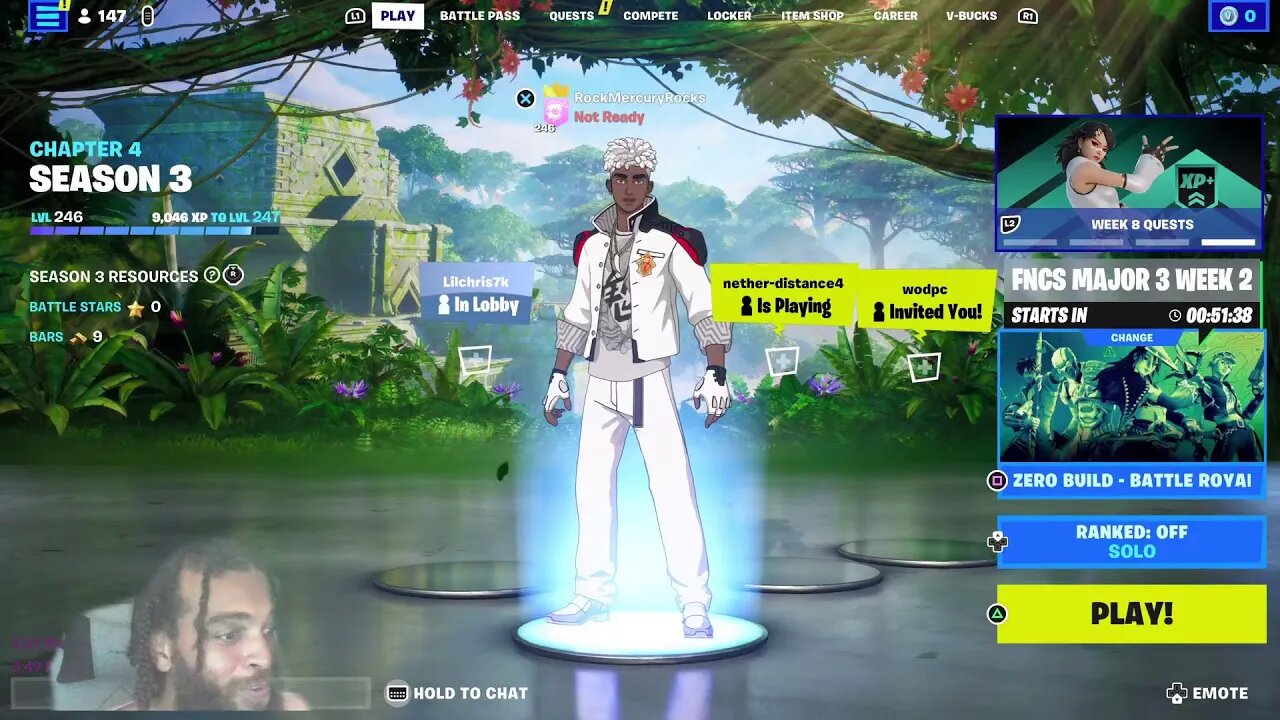 Fortnite with Rock Mercury