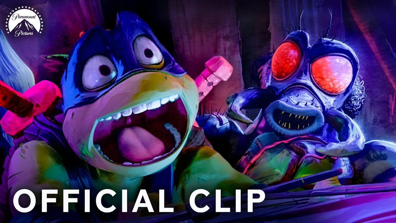 The Turtles Meet Superfly! 🪰 | Teenage Mutant Ninja Turtles: Mutant Mayhem | Paramount Movies