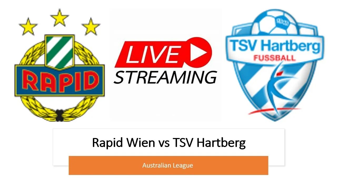 🔴Rapid Wien vs TSV Hartberg ||Austrian Bundesliga Live wednsday now 2nd Half