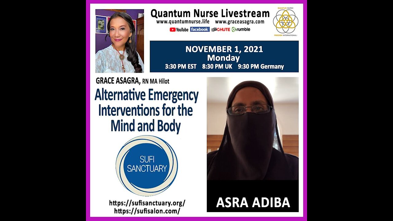 Asra Adiba - "Alternative Emergency Interventions for the Mind & Body"