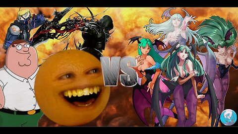 MUGEN - Request - Team Annoying Orange VS Morrigan X4 - See Description