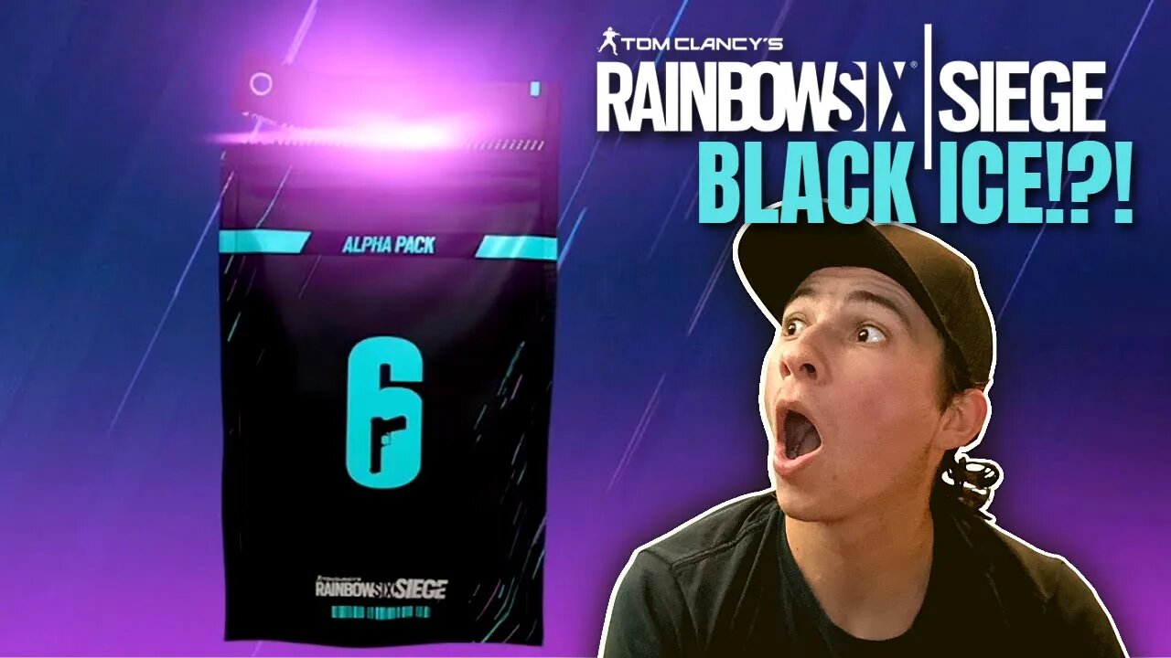 Opening Alpha Packs Until I Get BLACK ICE On EVERY Gun!!! | Rainbow Six Siege