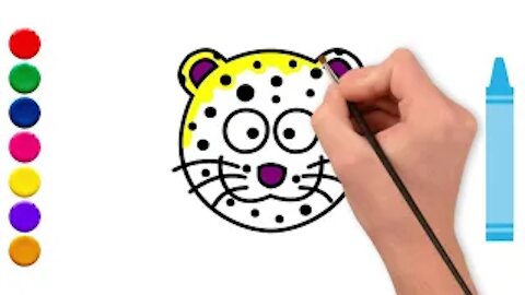 Como Desenhar Uma Onça Pintada || Drawing and Coloring a Jaguar