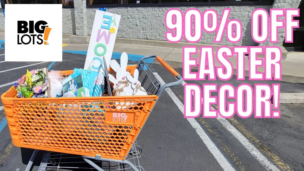 BIG LOTS | STARTED TODAY! | 90% OFF EASTER | SHOP WITH ME! @biglots #BIGLOTS