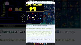 pac man 99 shutting down