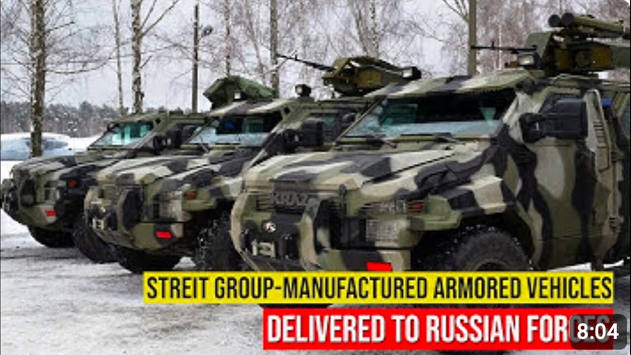 New Armored Vehicles from UAE Delivered to Russian Troops