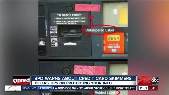 BPD warns about credit cards skimmers at the pump