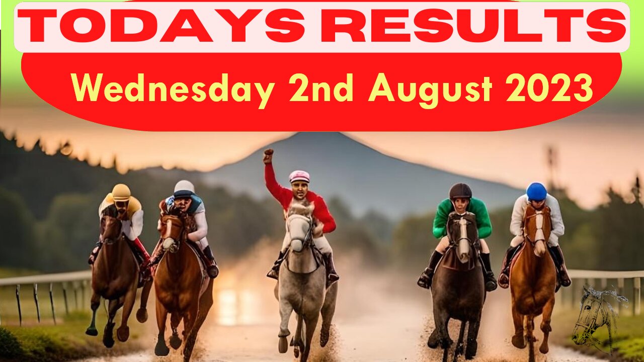 Horse Race Result: Wednesday 2nd August 2023 Exciting race update!🏁🐎Stay tuned - thrilling outcome❤️