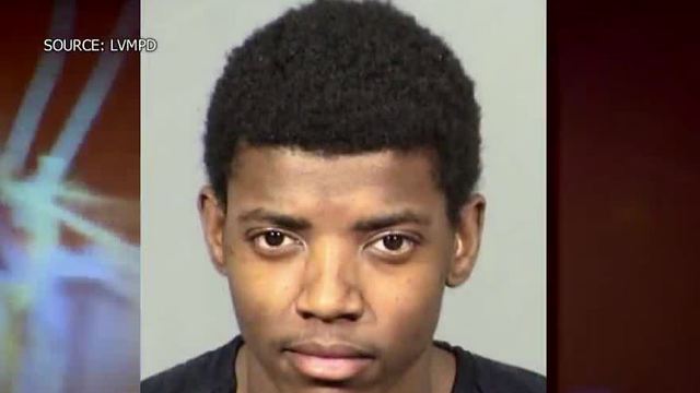 Raynard Brown threw roof tiles at Las Vegas police on Dec. 27