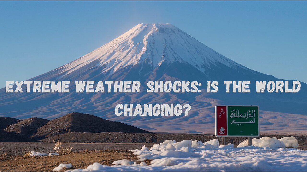 Bizarre Weather Snow in Saudi Arabia & Melting Ice on Mt. Fuji!