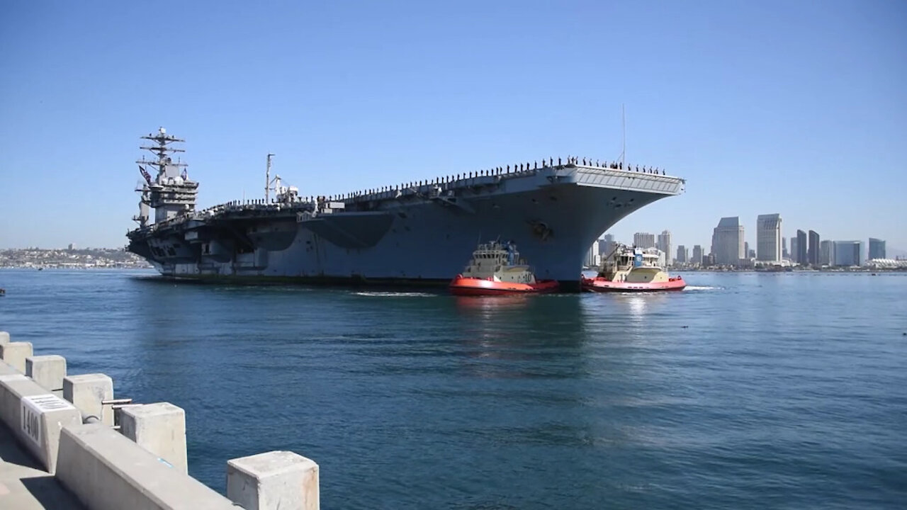 USS Nimitz (CVN 68) Arrives to San Diego