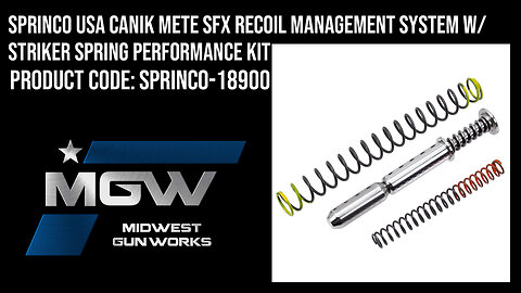 Sprinco USA Canik METE SFX Recoil Management System Performance Kit - SPRINCO-18900